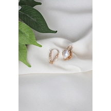 Mrs Flower Çift Taraf Sallantılı Xupıng Küpe Rose Gold