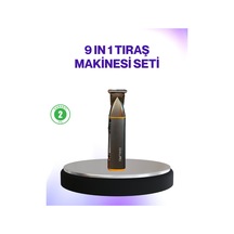 9 U 1 Arada Şarjlı Erkek Bakım Cihazı Saç Sakal Bıyık Ense Trimmer Mh-hs5028-5635