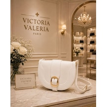 Housebags Veloura Trend El Ve Omuz Çantası Beyaz