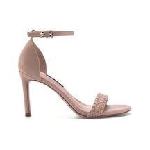 Nine West Sına 3fx Bej Kadın Topuklu Sandalet Bej
