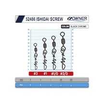 Owner 52486 Shidai Screw Klipsli Fırdöndü 2-0