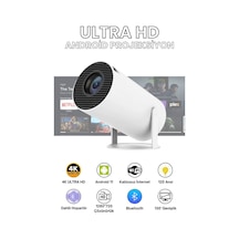 Hy300 Mini Projeksiyon 4k Destekli - Android Wifi Bluetooth