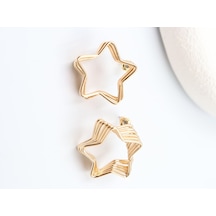 Gold Çelik Küpe 23 Mm Çok Renkli 02461907