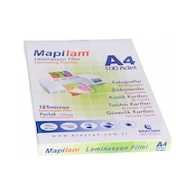 Mapi Laminasyon Filmi A4 125 Micron 100 Lü 1021204 0625