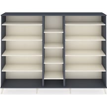 Arges Dolap 11 Raflı 220x30x163 Antrasit-antrasit/aytaşı Antrasıt/aytası - Antrasıt