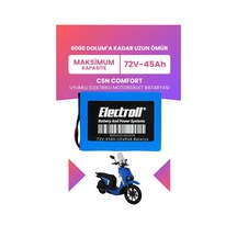 Csn Comfort Batarya Maksimum Kapasite Lifepo4 72v 45ah Elektrikli Motosiklet Bataryası