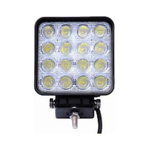 Kare Çalışma Lambası 16 Ledli 48 Power Led Beyaz - 92