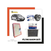 Megane 2 - 1.6 16V Filtre Bakım Seti Hava-Yağ-Karbonlu Polen