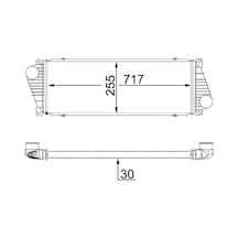 Mercedes Sprinter 213 Cdi Turbo Radyatoru 2001-2006 Mahle Cı18000s