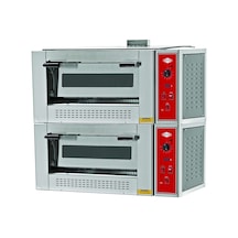 Empero Emp.9+9g Gazlı Pizza Fırını İki Katlı 30 Cm 9+9 Pizza Kapasiteli - Lpgli