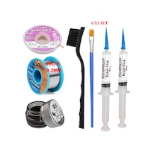 Mechanic Lehim Teli 0,3mm 40gr Havya Uc Temizleyici Rslasm Flux Ve Cp-2015 Lehim Emme Teli Seti St03