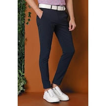 Efor Slim Fit Yan Cepli Düz Esnek Casual Lacivert Pantolon P 1144 Lacivert Efor Slim Fit Yan Cepli Düz Esnek Casual Lacivert Pantolon P 1144 Lacivert