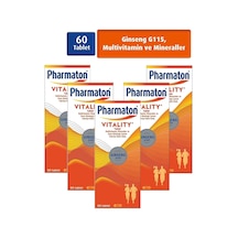 Pharmaton Vitality 60 Tablet 5 Adet
