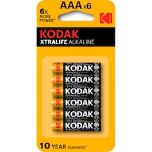 Kodak Xtralife Alkalin Blister Aaa İnce Pil 4+2'li