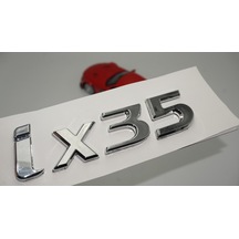 Hyundai İX35 Bagaj 3M 3D Krom ABS Logo Amblem