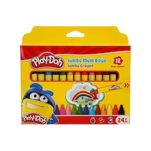 Play-Doh Jumbo Crayon Mum Boya 12   Renk