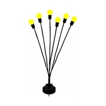 2'li Bahçe Çiti 6'lı Renkli Güneş Enerjili Led Lamba Royaleks-1085 Çok Renkli