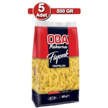 Oba Fiyonk Makarna 500 G X 5 Adet Ev Tipi Çoklu Paket