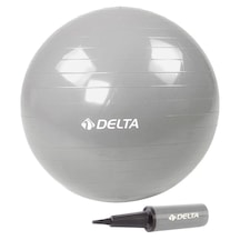 Delta 65 Cm Gümüş Renk Pilates Topu + Pompa Jrs660