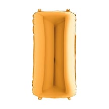Gold Folyo Balon I Harfi 16inç 40cm Turuncu