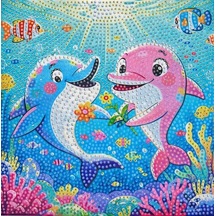 5d Elmas Taş İşleme Kiti Tablo 25x25 Cm - Diamond Painting Set - Dıy Kiti Mtx17353