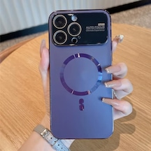 Apple Uyumlu iPhone Bellance 14 Pro Max Telefon Kılıfı Yüksek Kaliteli 0660 pu 14pro Mor
