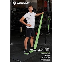 Schildkröt Fitnessbänder 2er Set, Latexfrei, Grün-anthrazit, İn 4-farb Karton