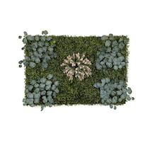 Dikey Bahçe Duvar Paneli 120x80cm Model11 Yeşil