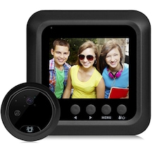 Hallow Akıllı 2.4" Ir Gece Görüşlü Video Güvenlik Kamerası Siyah