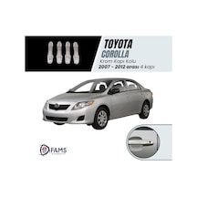 Toyota Corolla Uyumlu Krom Kapı Kolu 4 Kapı 2007-2012 P.çelik