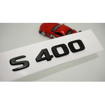 S 400 Bagaj Parlak Siyah ABS 3M 3D Yazı Logo
