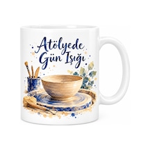 Storeşahin Atölyede Gün Işığı Tasarımlı Porselen Kupa - Model 568 Shn0720