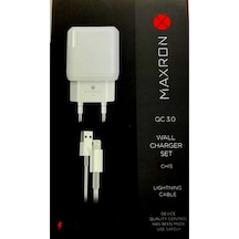 Maxron Ch15 18w Apple Uyumlu iOS -usb Sarj Cihazı Seti