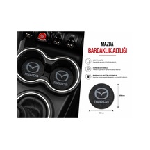 Mazda Araç Bardaklık Altlığı , Mazda Şişe Ve Bardak Altlığı, Mazda Logolu Oto Bardaklık Altlığı