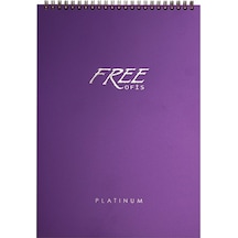 Keskin Color Bloknot Free Platinum Office Spiralli A5 80 Yp Çiz.141171-99 Çok Renkli