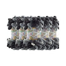 Alize Puffy Puffy Color 6532 İplik - 5 Adet Peluş İplik 219090069