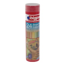 Bigpoint Bp941-24 Metal Tüpde Kuru Boya Kalemi 24 Renk