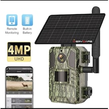 4g Solar Foto Kapan Kamuflaj Kamera Gps Ve Hayalet Kızılötesi