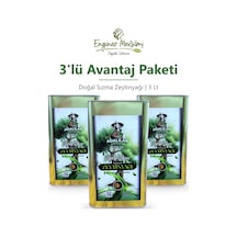 Doğal Sızma Zeytinyağı 3 Lt 3'lü Avantaj Paketi