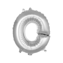 O Harfi 16 Inç Gümüş Renk Folyo Balon 36 Cm 6