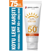 Spf 50 Leke Karşıtı Yüksek Koruyucu Yüz Güneş Kremi 75 Ml Normal Ve Kuru Ciltler İçin 0
