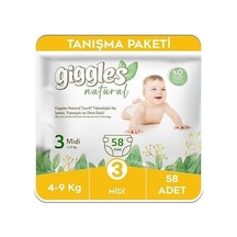Natural 3 Numara Midi 1 Paket 58 Adet 4296