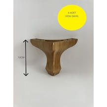 Homdep Kanepe Koltuk Tv Ünitesi Konsol Yükseltme Eva Model Plastik Ayak 10 Cm Açık Ceviz - 4 Adet - Açık Ceviz