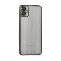 Samsung Galaxy Uyumlu-  A05 Kılıf Razer Lensli Silikon - Yeşil