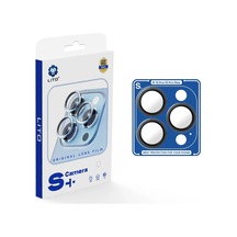 Lito S+ Apple iPhone Uyumlu 15 Pro/15 Pro Max Kamera Lens Koruyucu Black Titanium Siyah