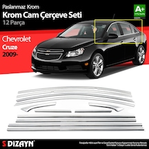 S-Dizayn Chevrolet Cruze Sd Krom Cam Çerçeve Seti 12 Prç 2009 Üze