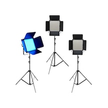 Gdx 1024 W RGB Panel Led Video Işık Seti