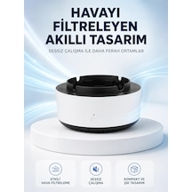 Hava Temizleyici Küllük ,duman Filtreli, Sessiz Çalışan, Şık Tasarım Beyaz