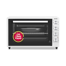 Simfer 7032 Beyaz 70 LT Turbo Fan Mini / Midi Fırın - 4 Fonksiyon, Yoğurt Yapma & Buz Çözme Özellikli