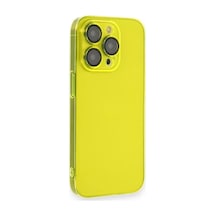 Newface Apple İphone 14 Pro Kılıf Armada Lensli Kapak - Sarı